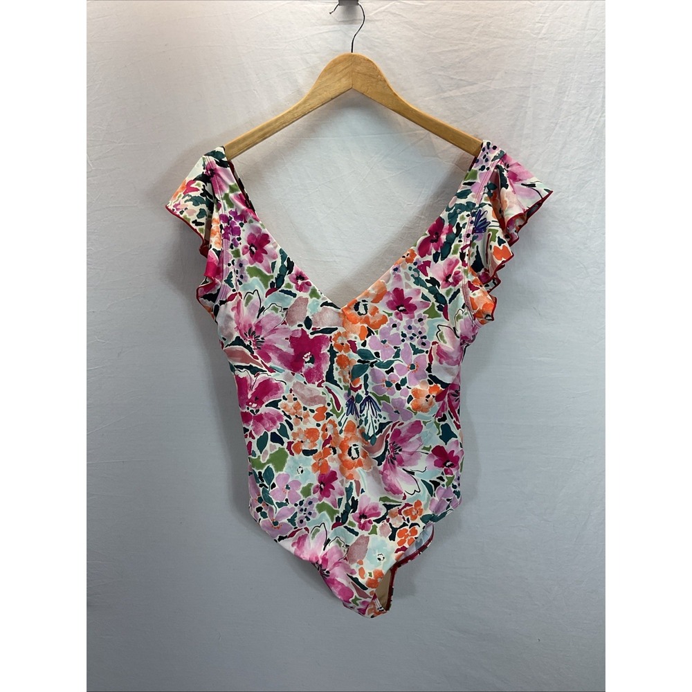 Summersalt‎ x rifle paper The Ruffle Backflip One Piece Floral Swimsuit 18
